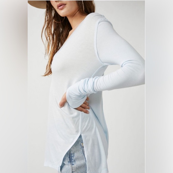 Free People Long Sleeve Top -Brand New With Tags - Picture 2 of 7
